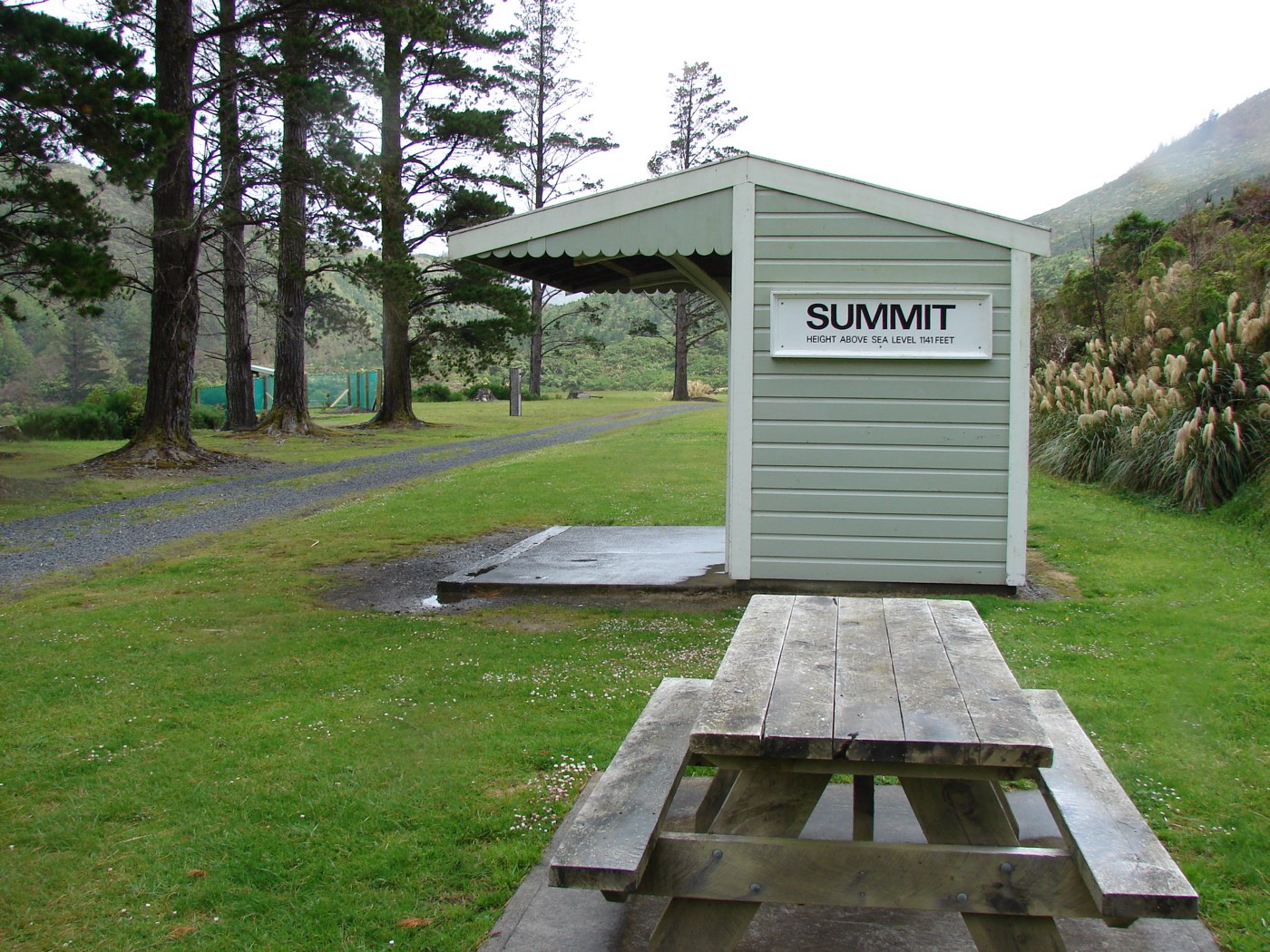 Historic summit shelter on the Remutaka Cycle Trail